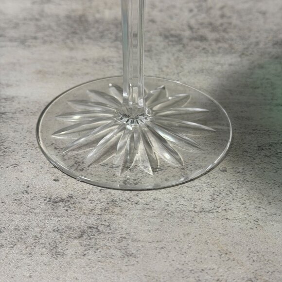 Vintage 80s Ajka Castille Albinka Green Cut to Clear S/Four Martini Glasses MINT - Picture 11 of 11